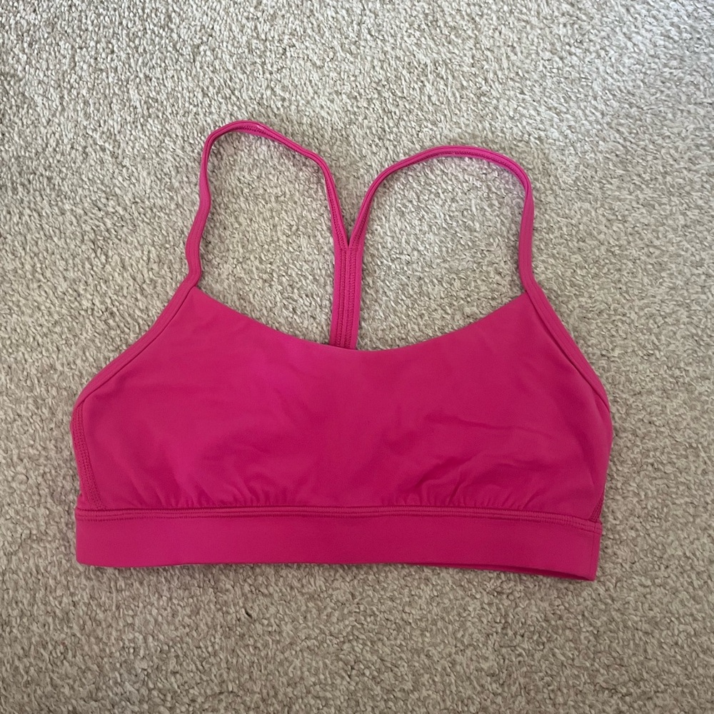 lululemon athletica Pink Strappy Sports Bra